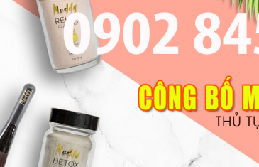 Công bố lưu hành mỹ phẩm 11 mp